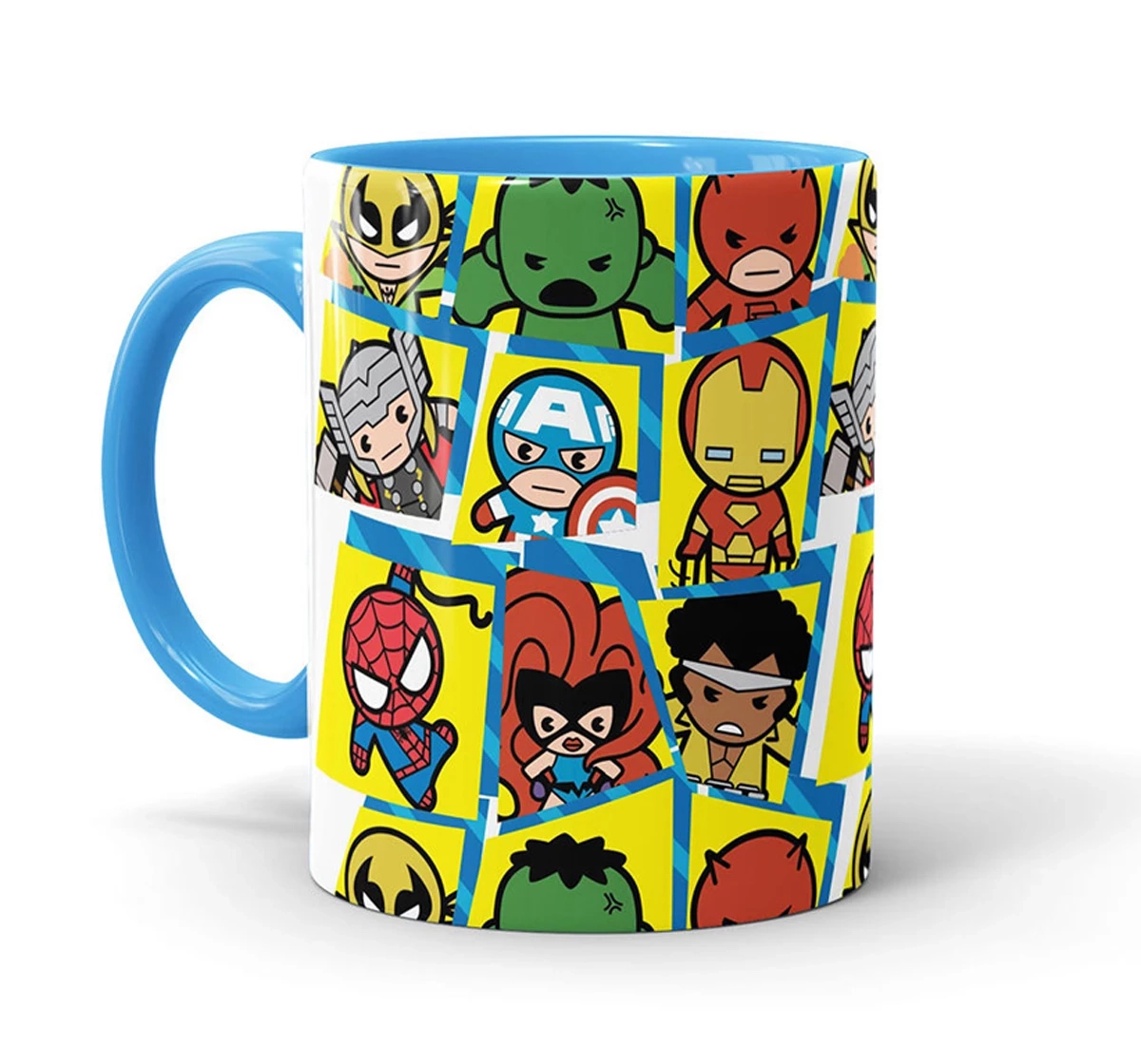 Macmerise Marvel Heroes Kawaii Coffee Mugs Blue Multicolour 12Y+