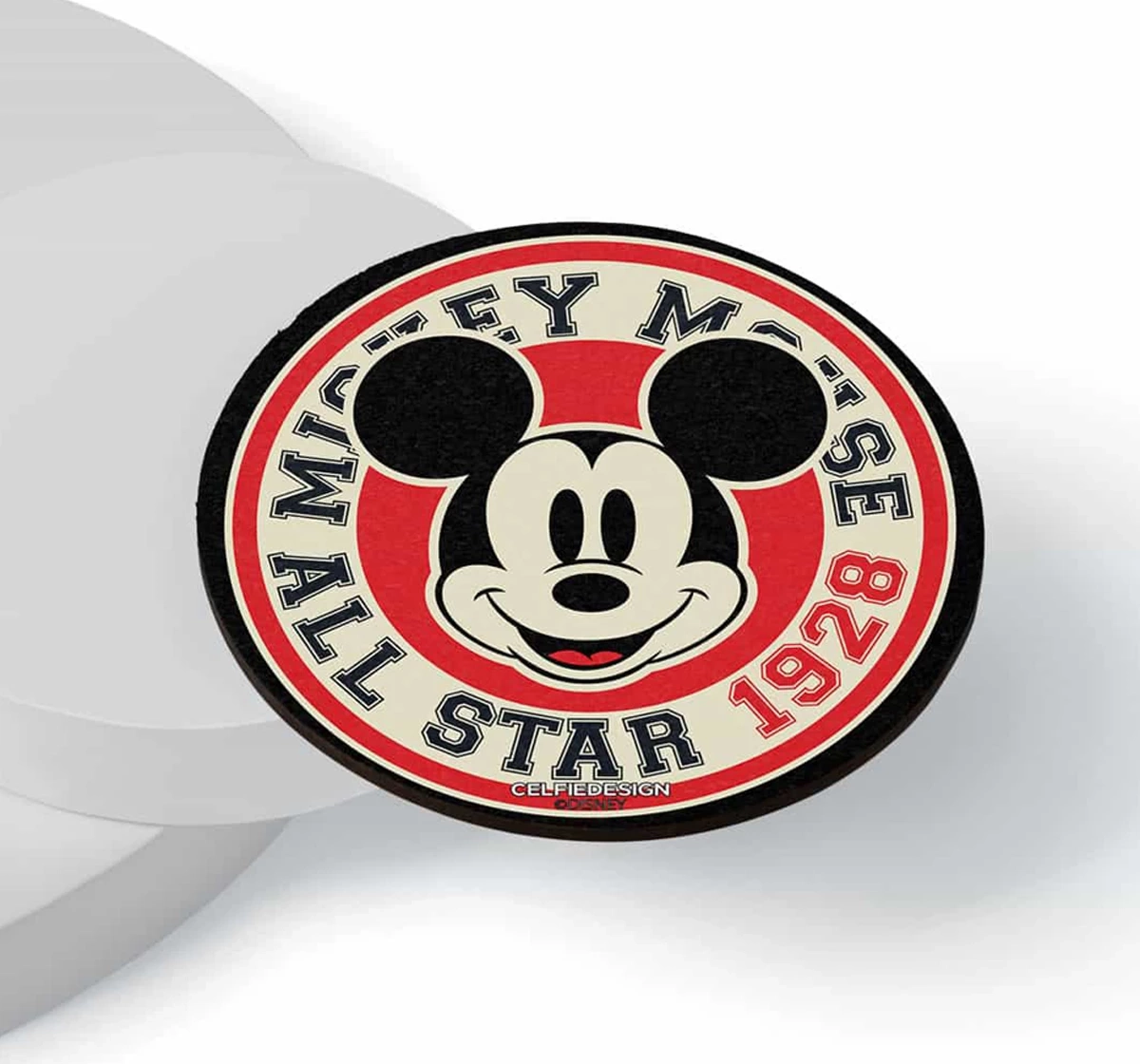 Macmerise All Star Mickey Circular Coasters Multicolour 12Y+