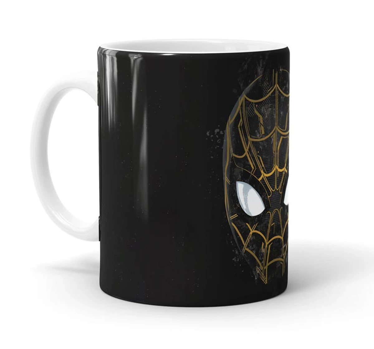 Macmerise Spidey Black and Gold Coffee Mugs White Multicolour 12Y+
