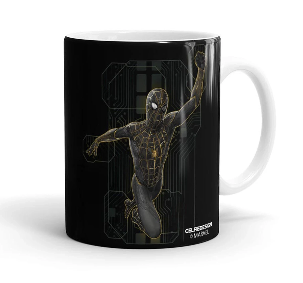 Macmerise New Spider Tech Coffee Mugs White Multicolour 12Y+