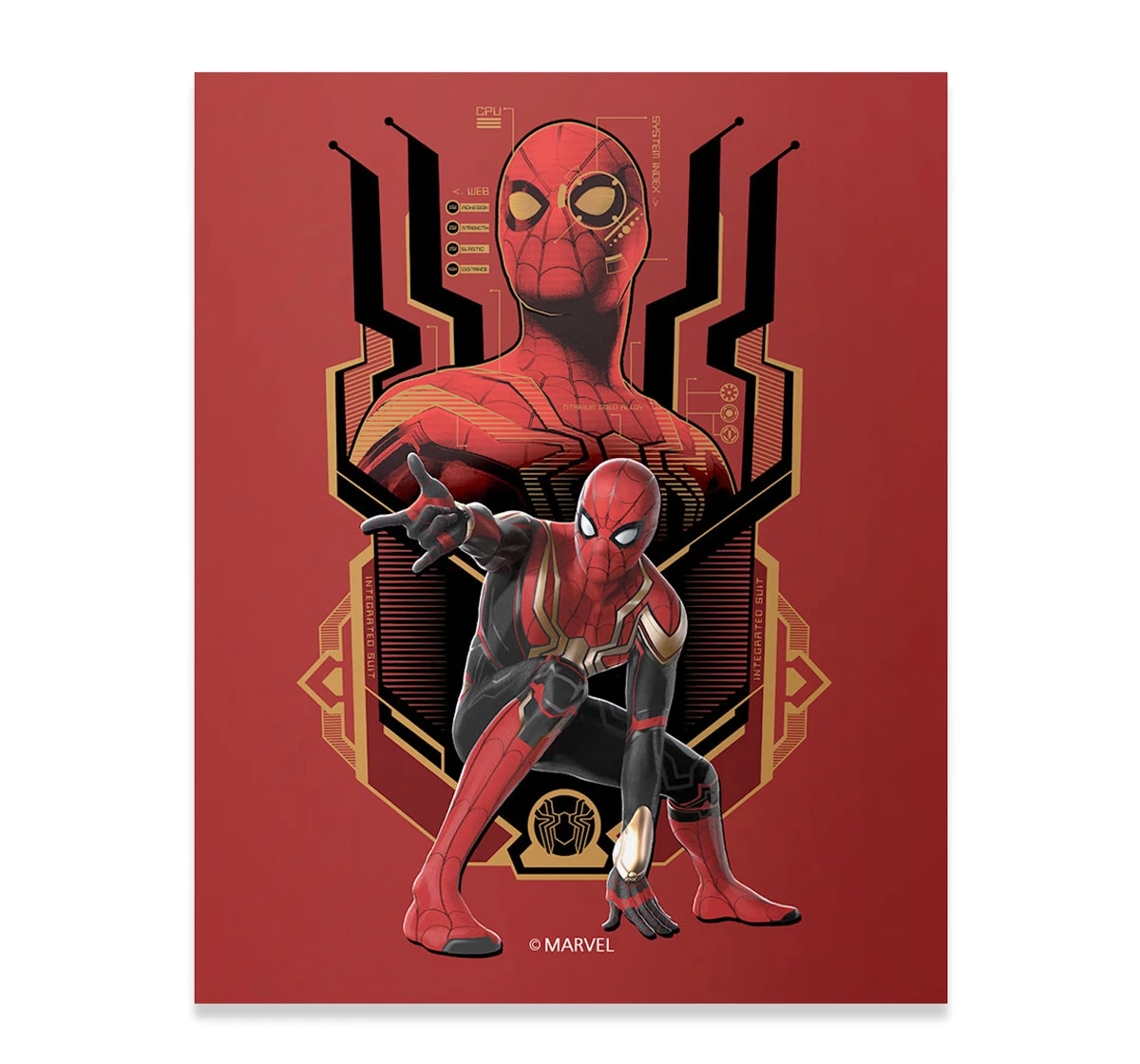 Macmerise Spidey Strikes Fridge Magnets Multicolour 12Y+