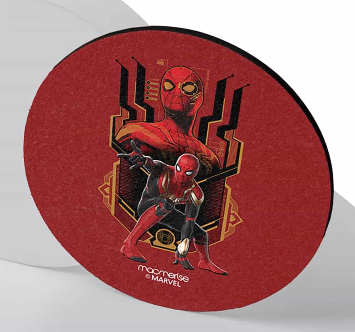 Macmerise Spidey Strikes Circular Coasters Multicolour 12Y+