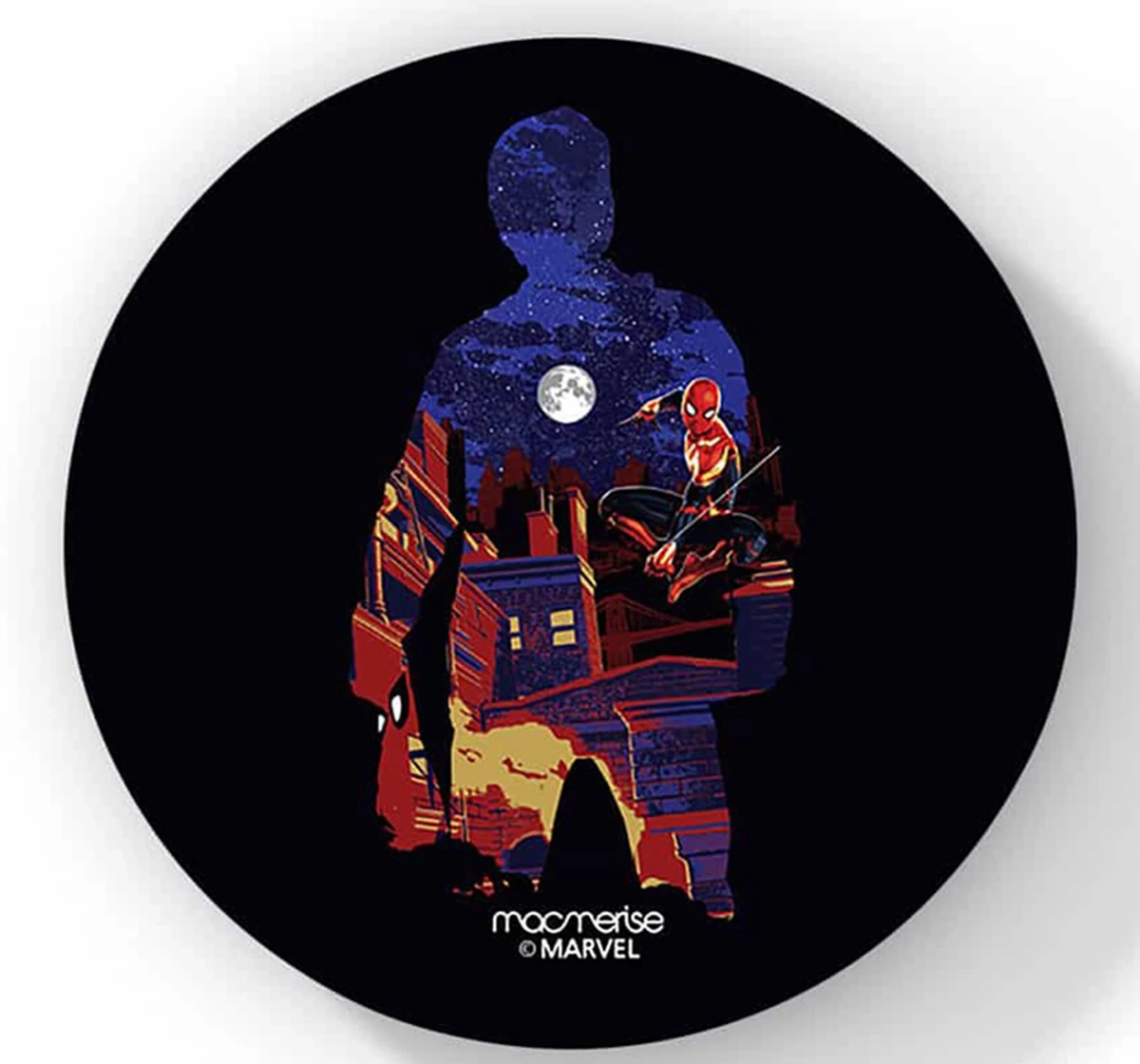 Macmerise Spidey Town Circular Coasters Multicolour 12Y+