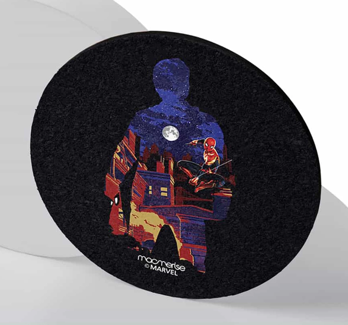 Macmerise Spidey Town Circular Coasters Multicolour 12Y+