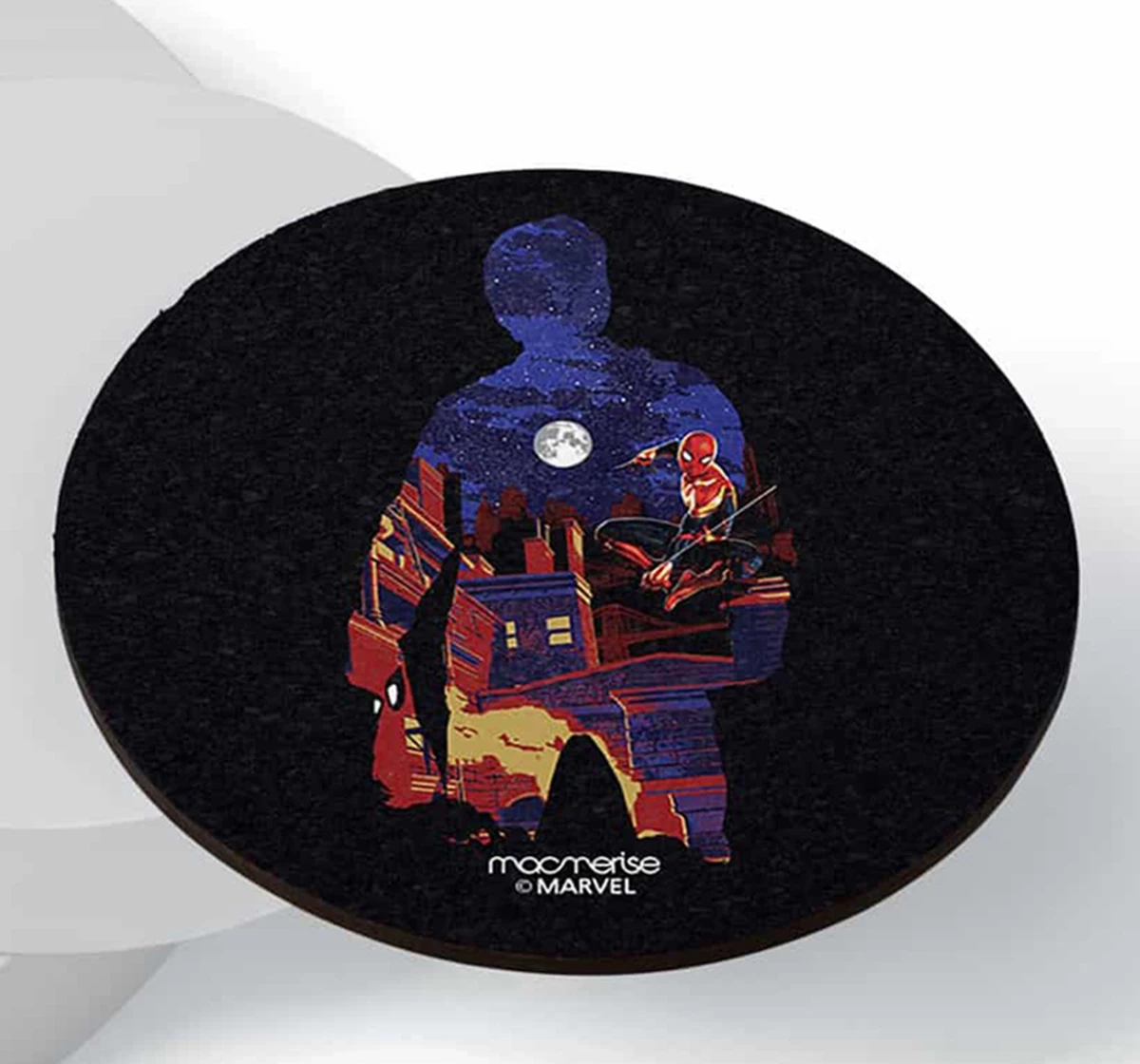 Macmerise Spidey Town Circular Coasters Multicolour 12Y+