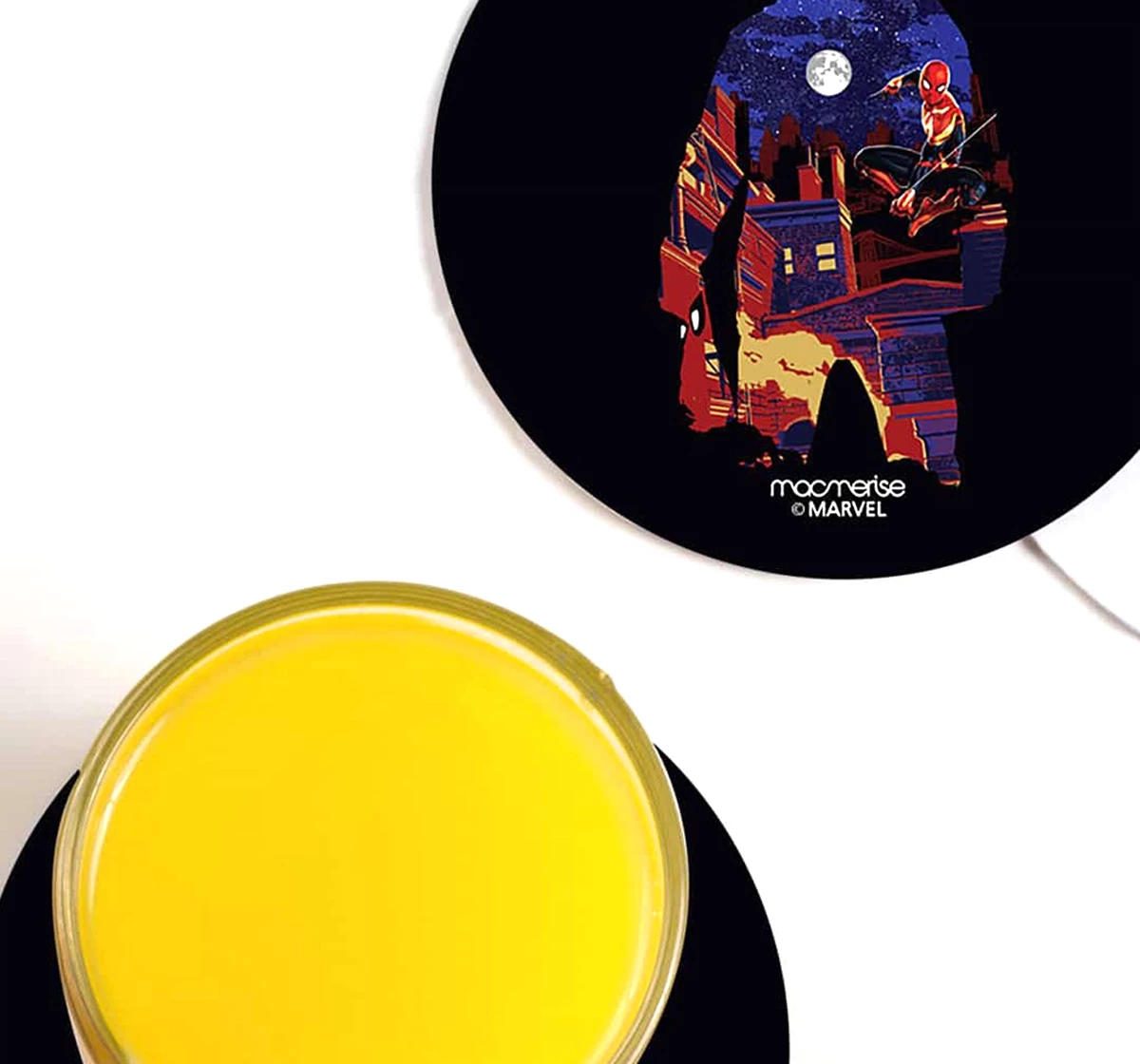 Macmerise Spidey Town Circular Coasters Multicolour 12Y+