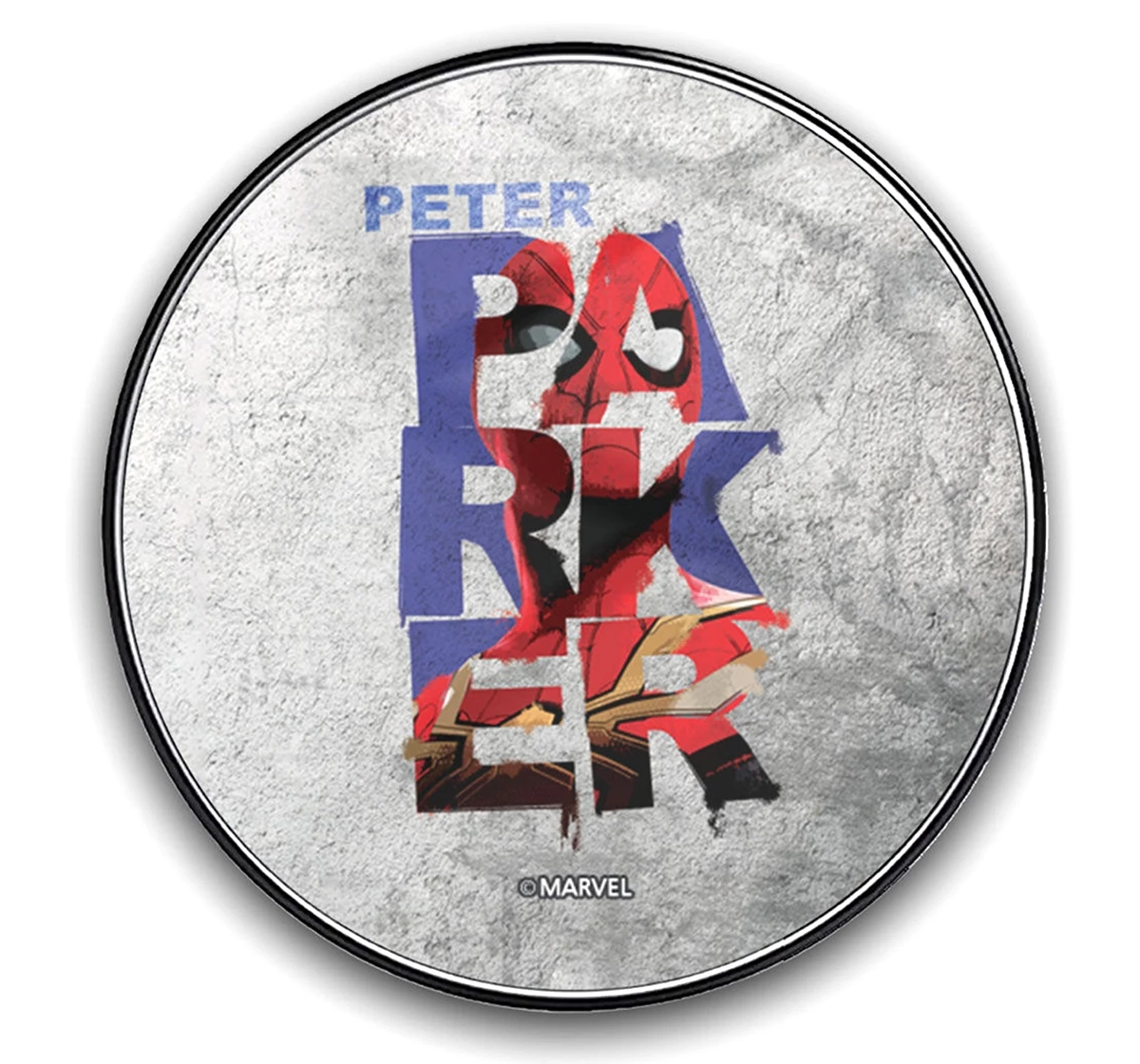 Macmerise Peter Parker Grunge Compatible Pro Wireless Charger Multicolour 12Y+
