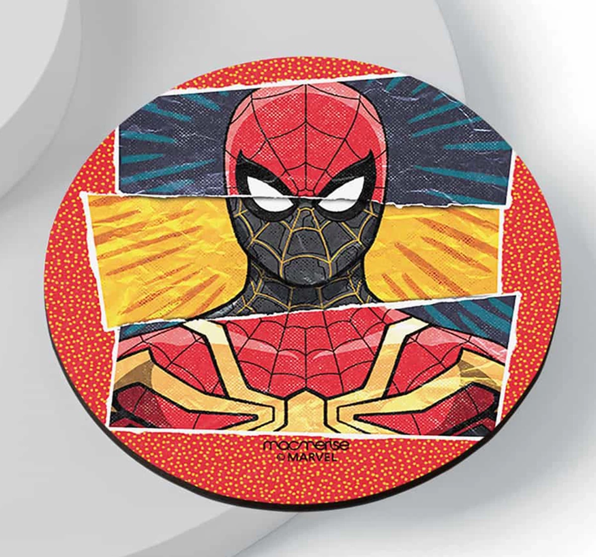 Macmerise Spiderman Engage Circular Coasters Multicolour 12Y+