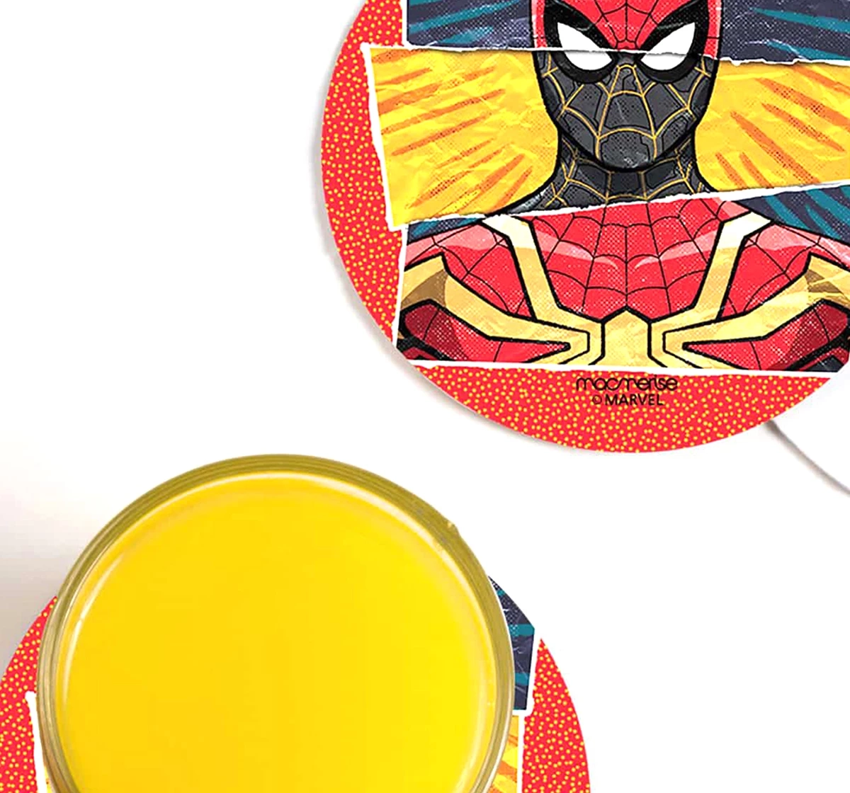 Macmerise Spiderman Engage Circular Coasters Multicolour 12Y+