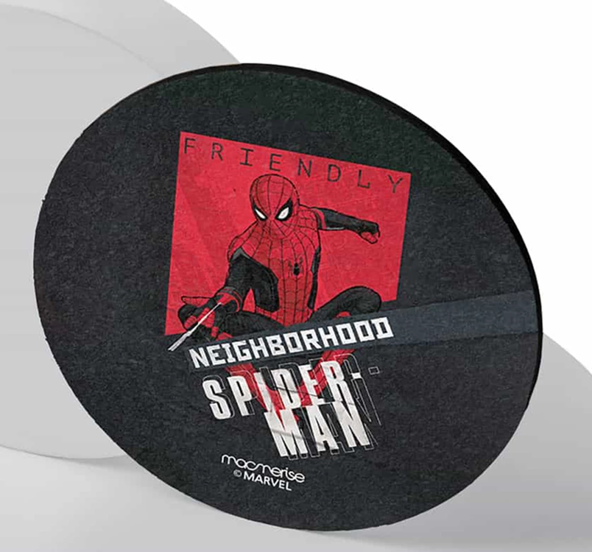Macmerise Neighborhood Spidey Circular Coasters Multicolour 12Y+