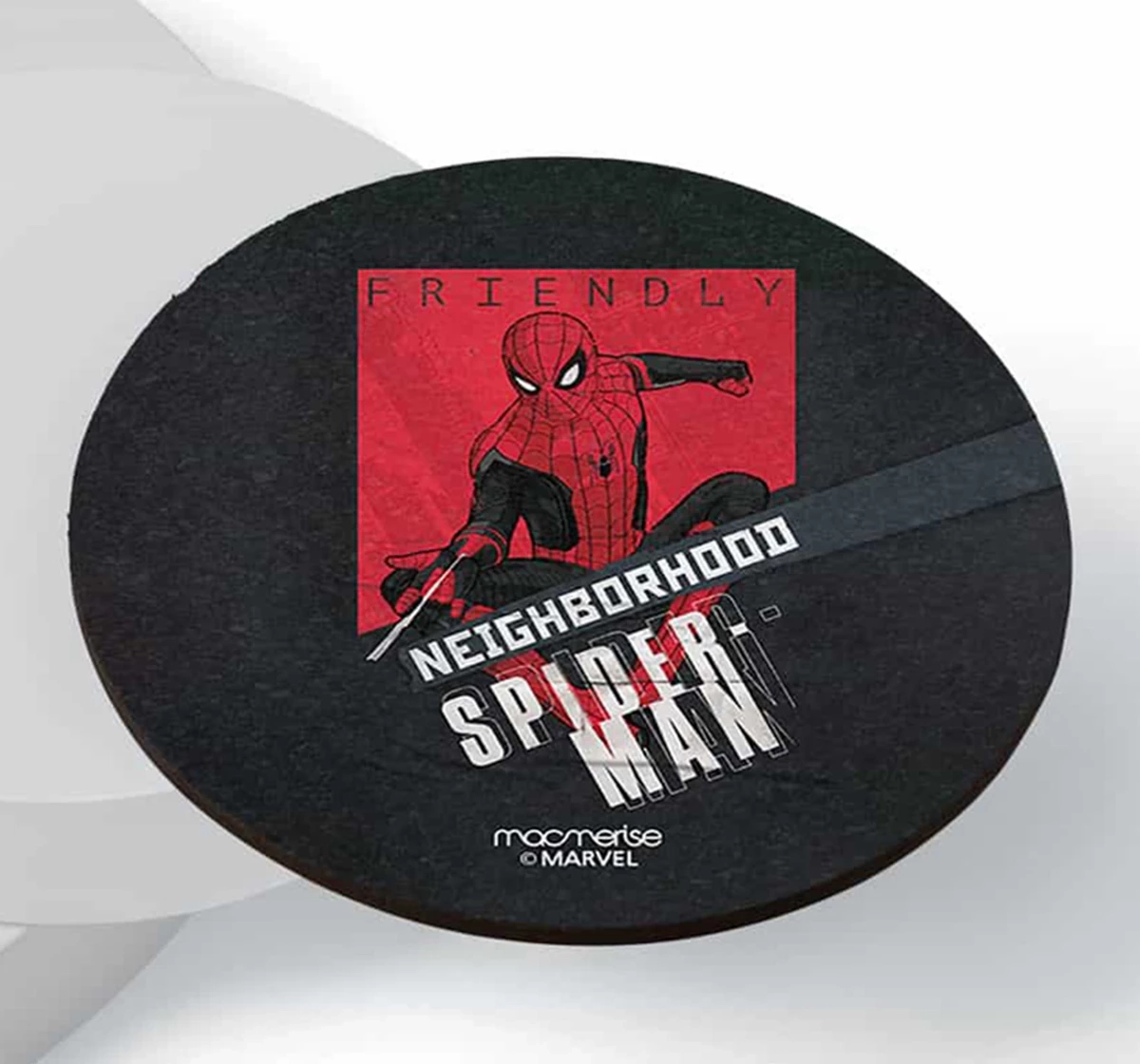 Macmerise Neighborhood Spidey Circular Coasters Multicolour 12Y+