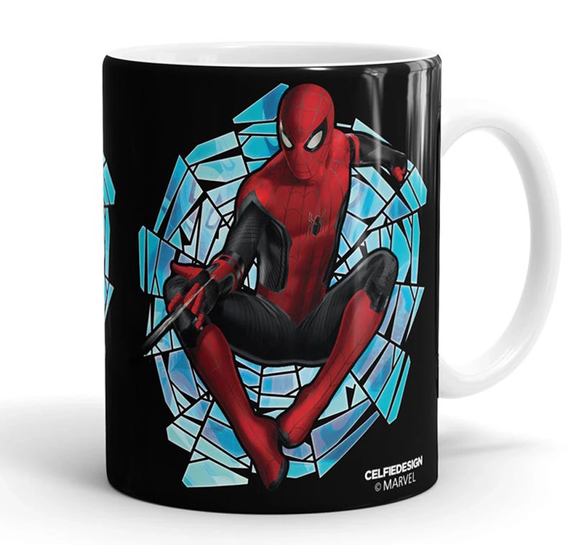 Macmerise Web Shooting Spidey Coffee Mugs White Multicolour 12Y+