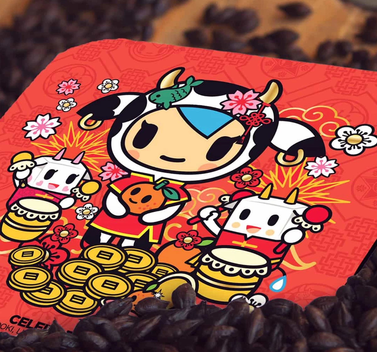 Macmerise TD Moofia Art 10 X 10 cm Coasters Multicolour 12Y+