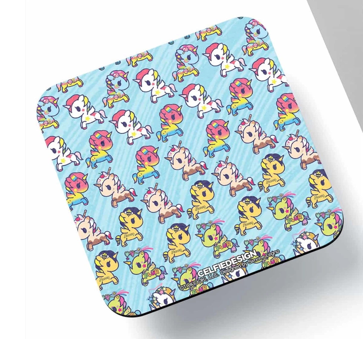 Macmerise TD Unicornos 10 X 10 cm Coasters Multicolour 12Y+