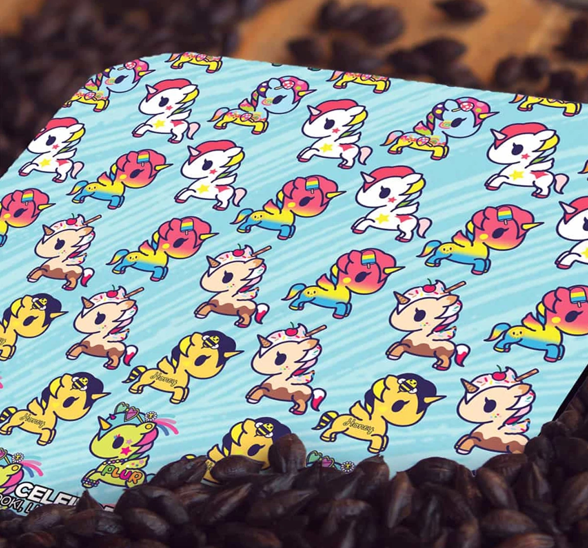 Macmerise TD Unicornos 10 X 10 cm Coasters Multicolour 12Y+