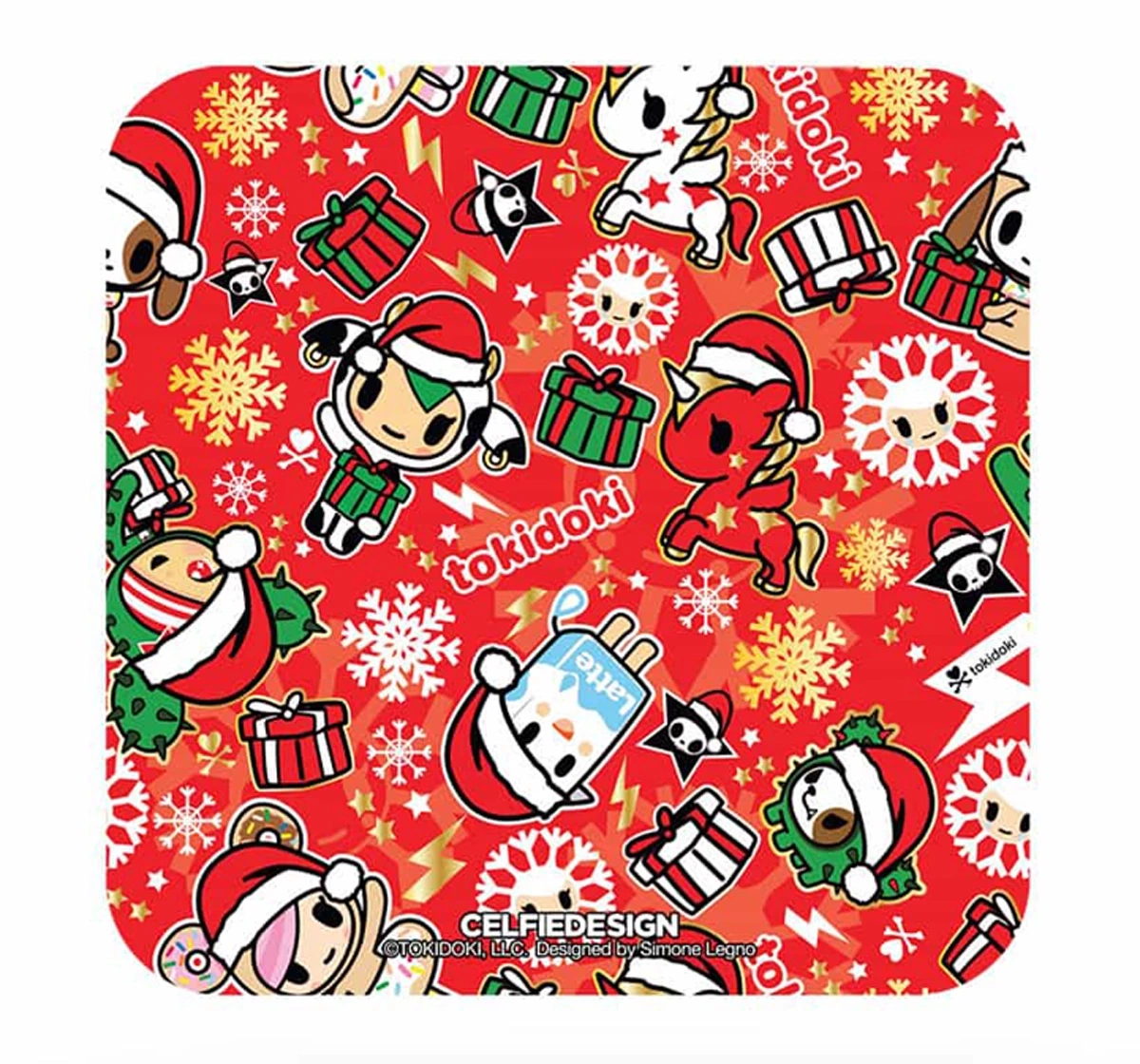 Macmerise TD Festive Cheer 10 X 10 cm Coasters Multicolour 12Y+