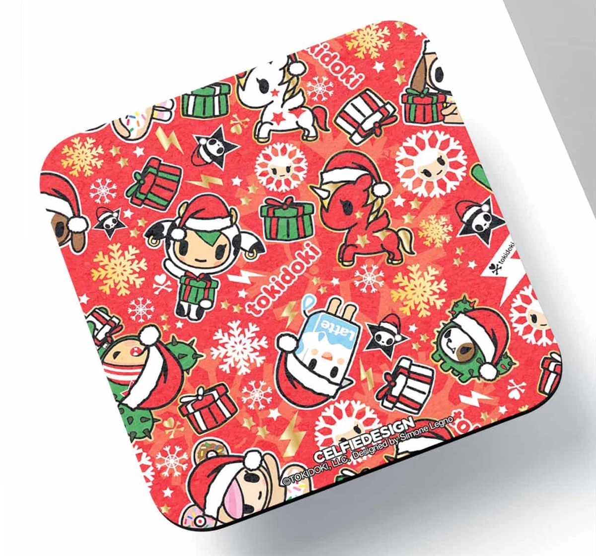 Macmerise TD Festive Cheer 10 X 10 cm Coasters Multicolour 12Y+