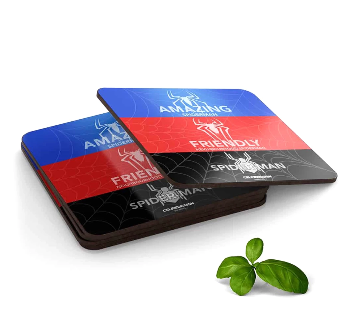 Macmerise Phases Of Spidey 10 X 10 cm Coasters Multicolour 12Y+