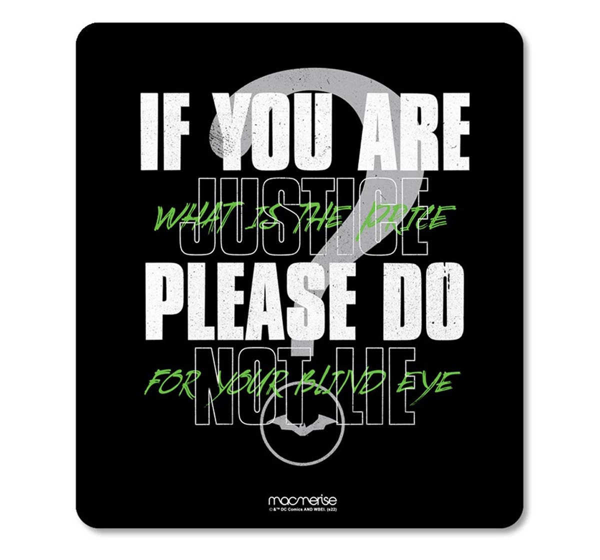 Macmerise The Riddler Mouse Pad Multicolour 12Y+