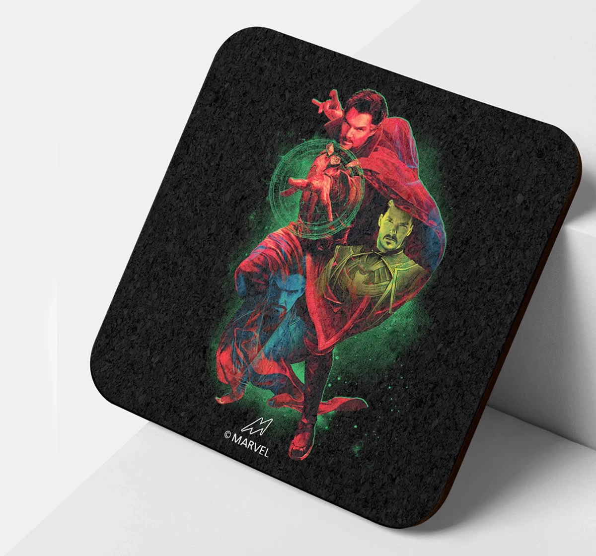 Macmerise Dr Strange Triple Exposure 10 X 10 cm Square Coasters Multicolour 12Y+