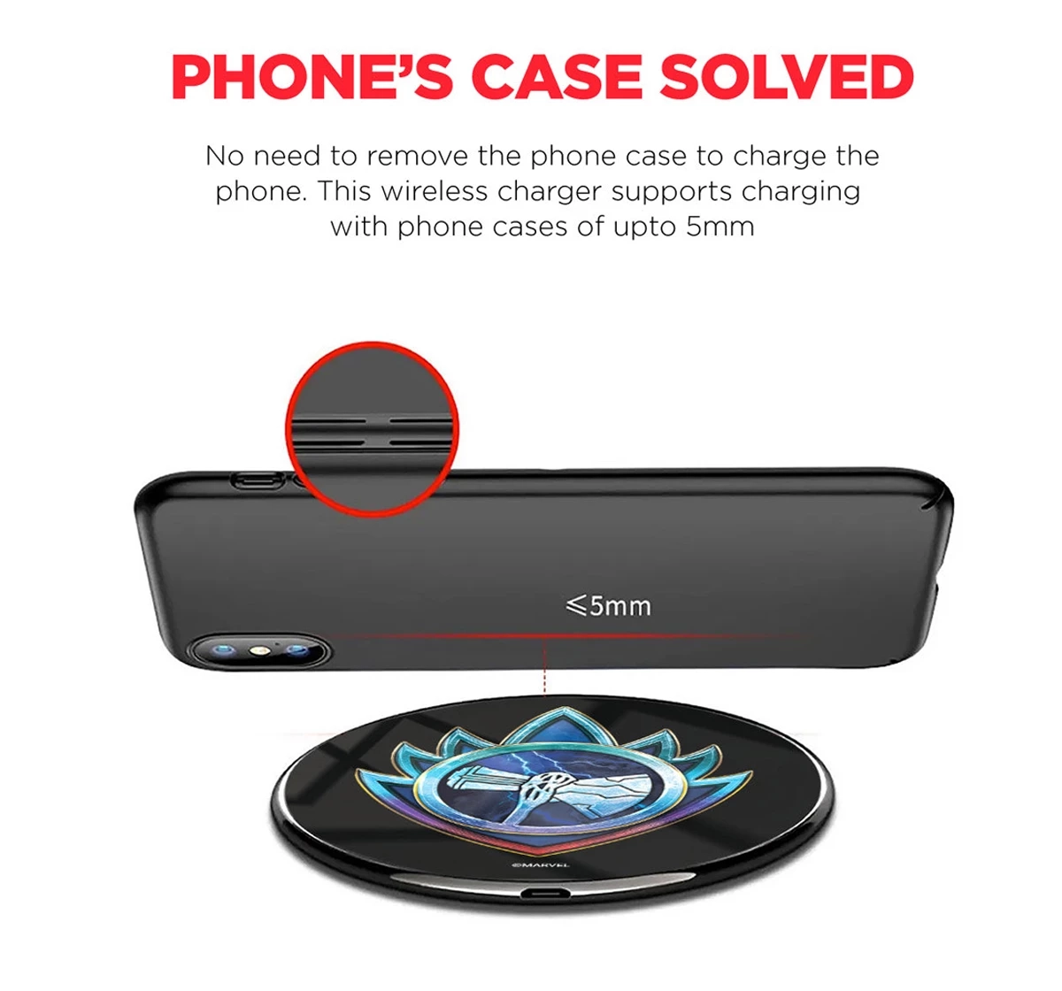 Macmerise Guardian Thor Compatible Pro Wireless Charger Multicolour 12Y+