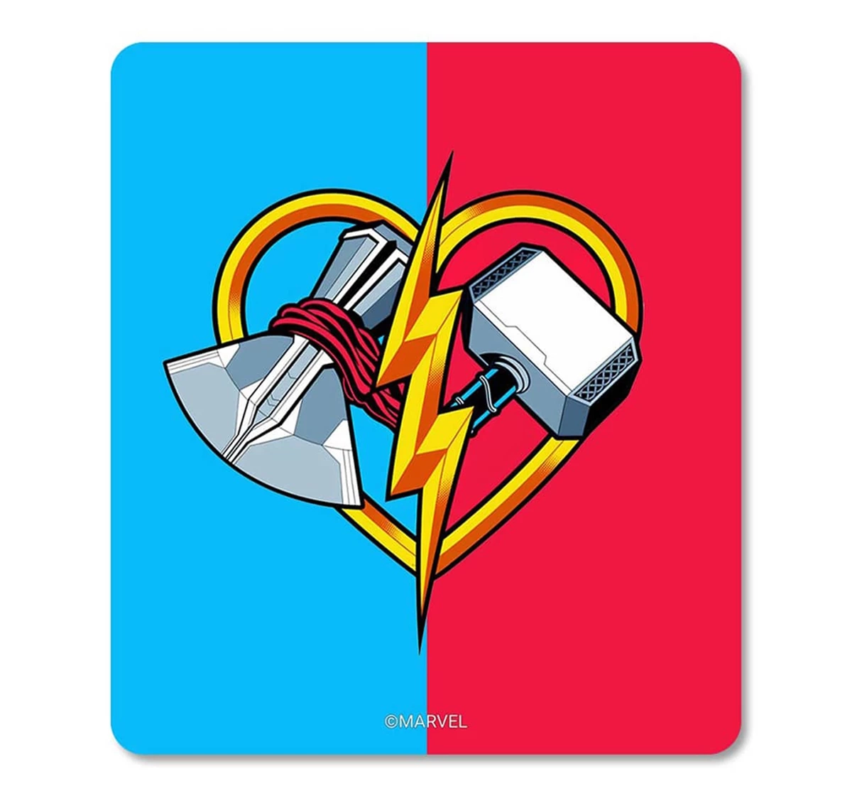 Macmerise Love and Thunder Mouse Pad Multicolour 12Y+
