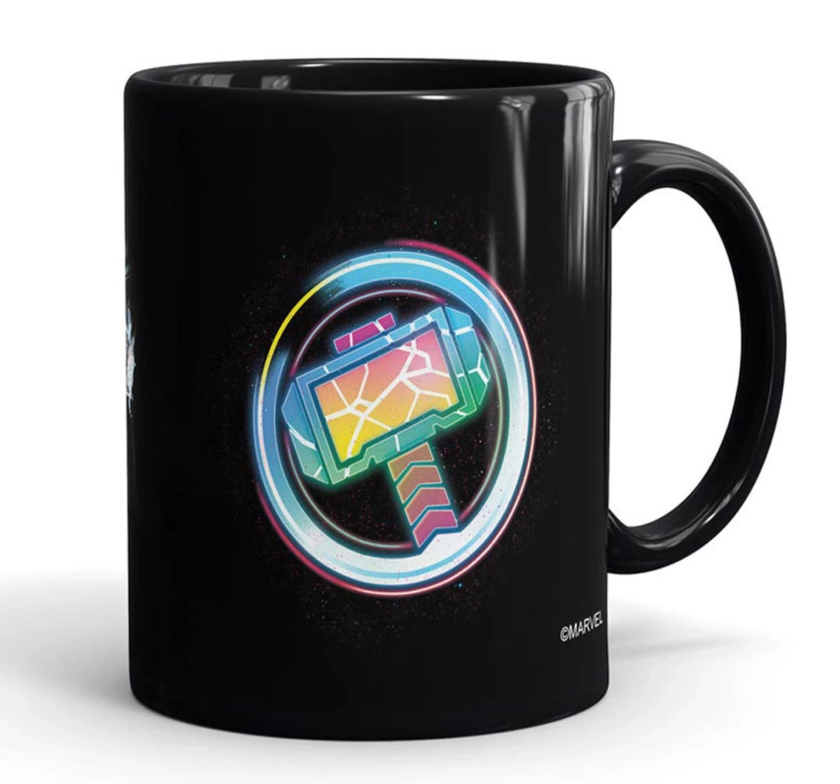 Macmerise Mighty Thor Pose Coffee Mugs Black Multicolour 12Y+