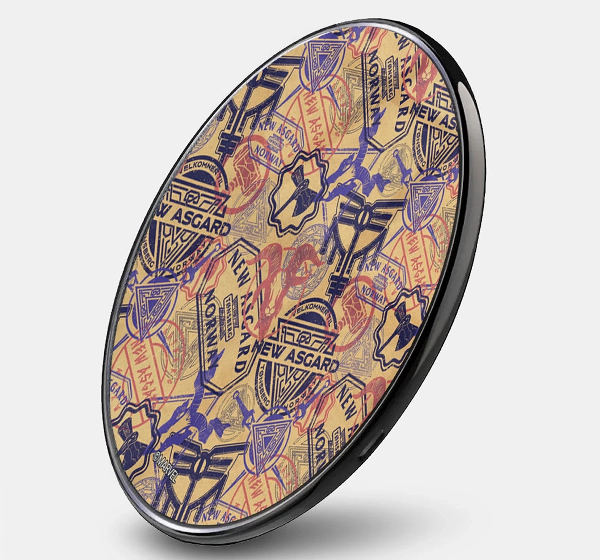 Macmerise New Asgard Stamps Compatible Pro Wireless Charger Multicolour 12Y+