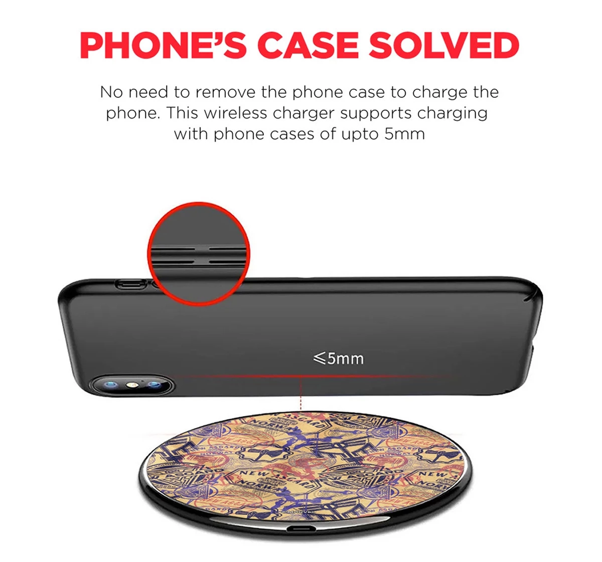 Macmerise New Asgard Stamps Compatible Pro Wireless Charger Multicolour 12Y+