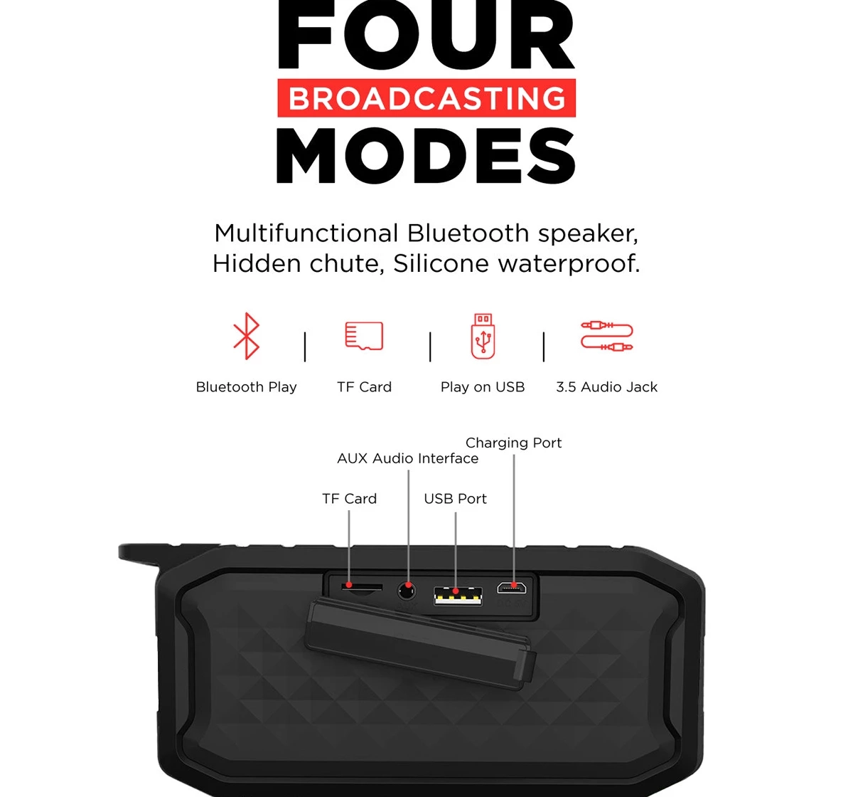 Macmerise Worthy Thor Attack Melody Bluetooth Speaker Multicolour 12Y+