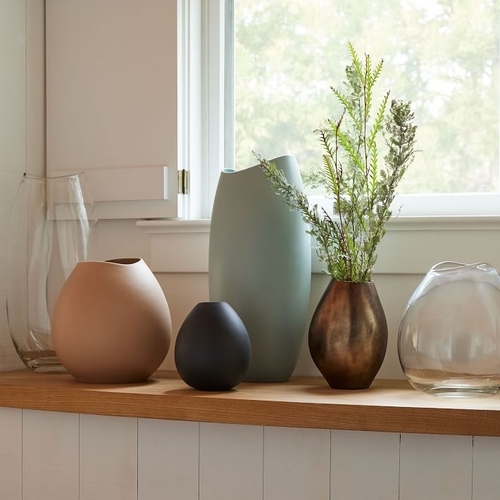 Organic Ceramic Grey Vase