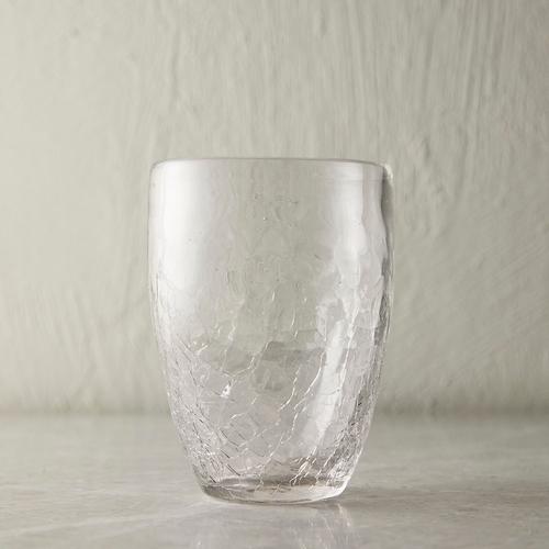 Crackled Glassware Collection