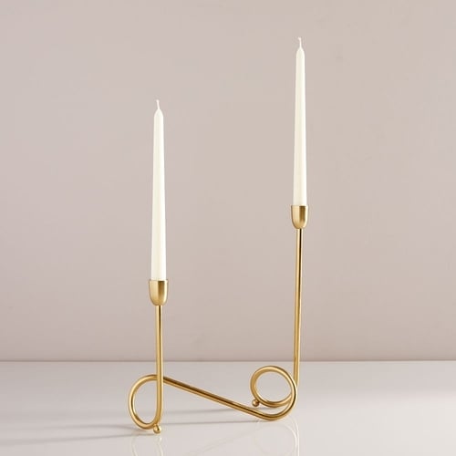 Metal Loop Candelabra