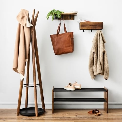 Anton Coat Rack, Burnt Wax