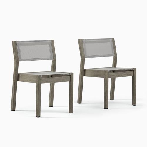 Portside Outdoor Stacking Dining Chair (Set of 2)