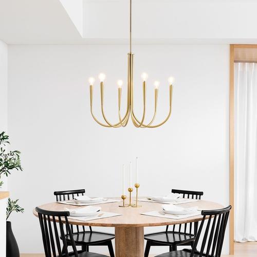 Swoop Arm Chandelier (25"–30")