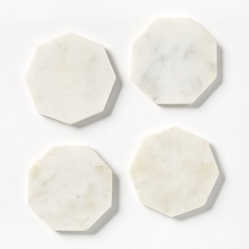 Stone Octagonal Coasters, Set of 4