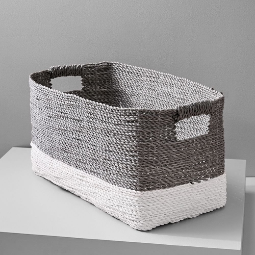 Two-Tone Woven Baskets 