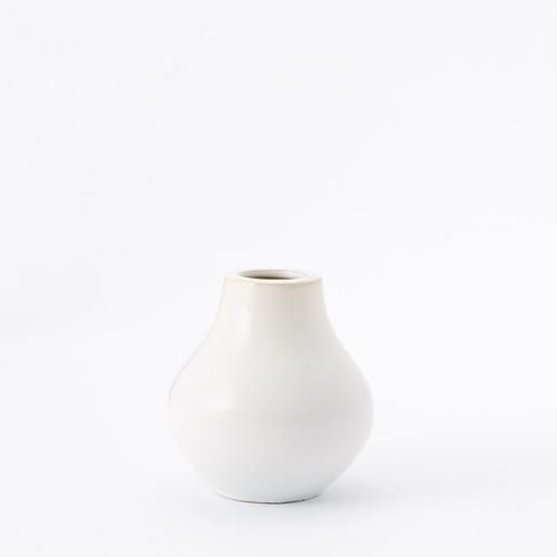 Reactive Glaze Vases - White