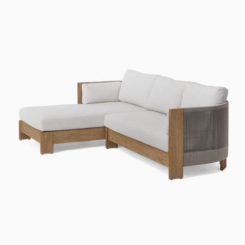 Porto Outdoor 2-Piece Chaise Sectional (105")