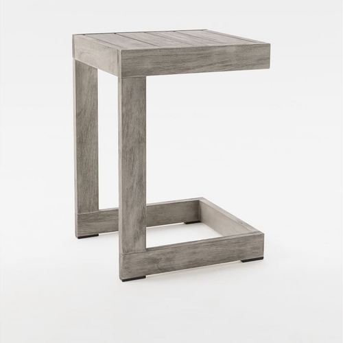 Portside C-Side Table, Weathered Gray (17")