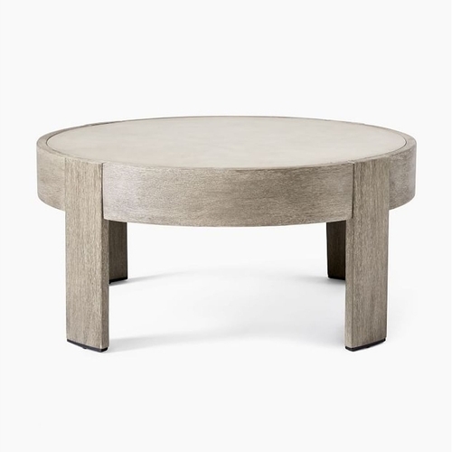 Portside Outdoor Round Coffee Table (34")