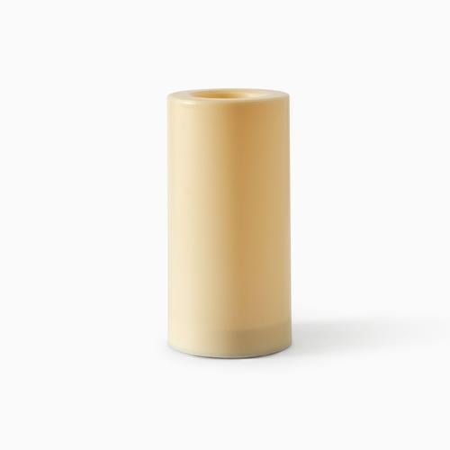 Indoor/Outdoor Flat Top Basic Candle - Ivory