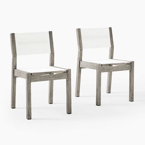 Portside Outdoor Textilene Dining Chair (Set of 2)
