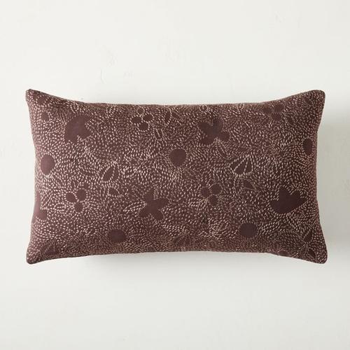 Embroidered Vintage Floral Pillow Cover