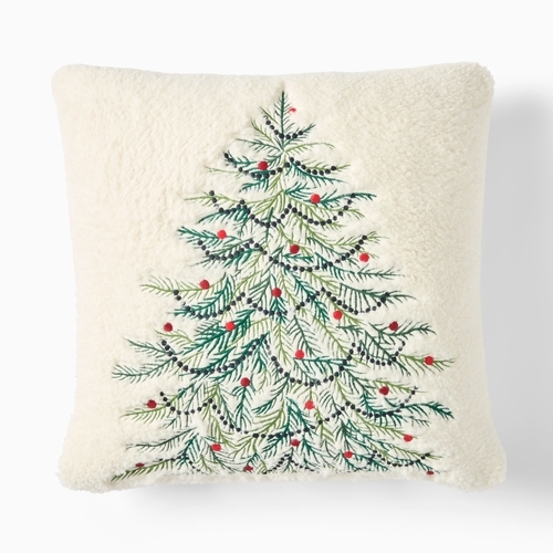 Festive Tree Pillow Cover