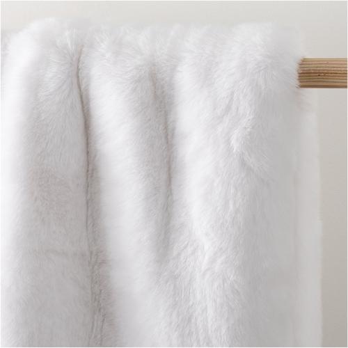 Faux Fur Chinchilla Throw