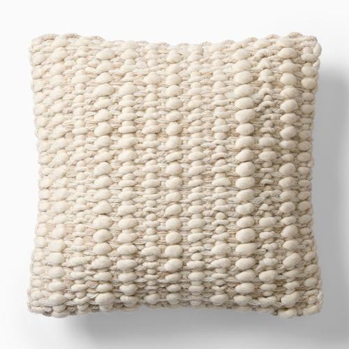 Chunky Paddle Woven Pillow Cover