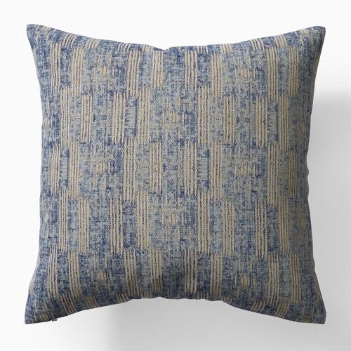 Checkered Ikat Pillow Cover