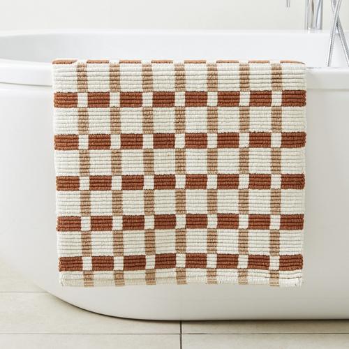 Square Ribbed Bath Mat